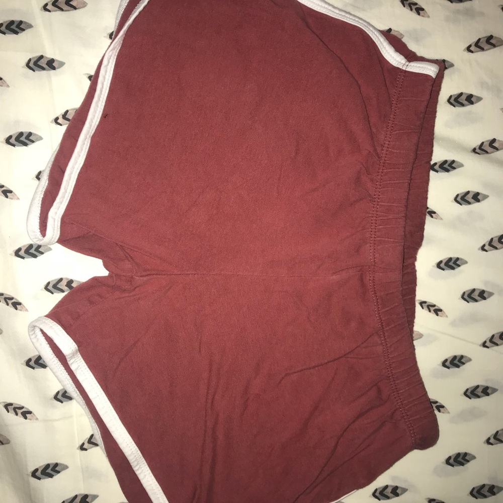 Red Track Shorts